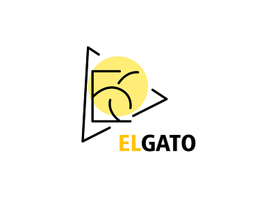 Elgato branding design flat illustration illustrator logo minimal typography
