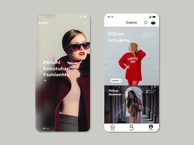 Elgato Mobile App app design illustration illustrator minimal ui ux