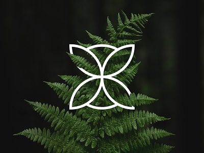 Green Leaf Logomark design flat illustration logo minimal