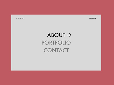 Portfolio Landing Page