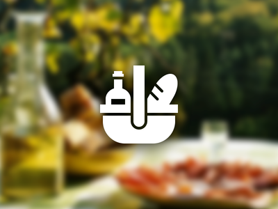 Romantic Picnic Icon baguette basket bottle bread icon picnic symbolicons vector wine