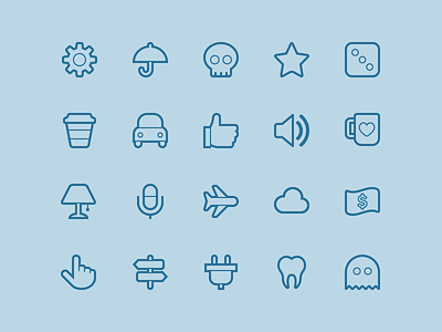 Symbolicons _________? hollow icons ios 7 outline pixel perfect symbol icons thin vector
