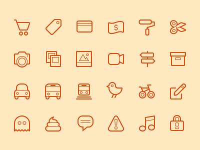 Symbolicons _________! hollow icons ios 7 outline symbolicons vector