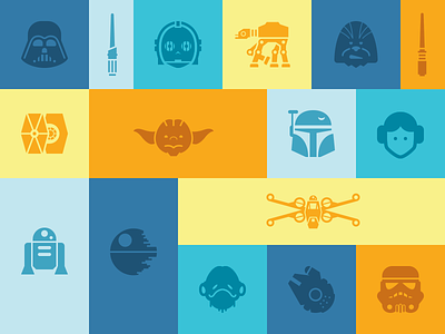 More Free Star Wars Icons at at c 3po darth vader jedi millenium falcon r2 d2 x wing yoda