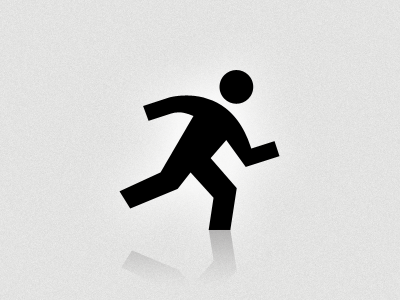 Runner icon icons pictogram runner running simple symbol symbolicons symbols vector