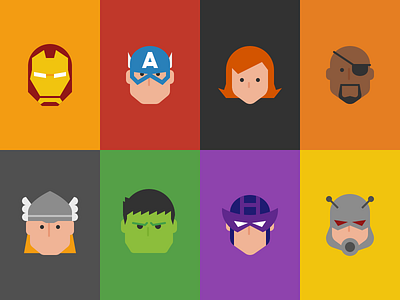 Avengers Icons avengers icons marvel superhero year of icons