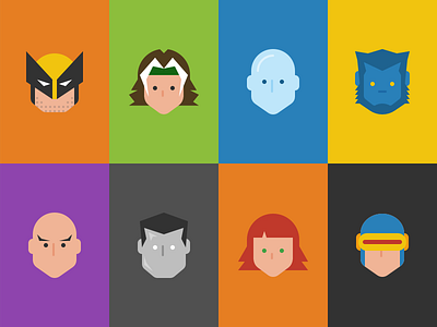 X-Men Icons by Jory Raphael on Dribbble