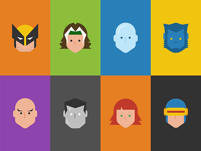 X-Men Icons by Jory Raphael on Dribbble
