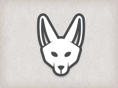 Jackal illustration mascot simple vector