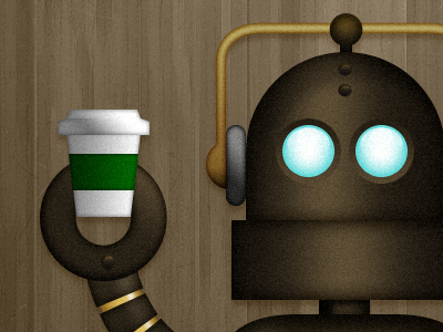 Robot Wallpaper coffee icon icons robot simple symbol symbolicons symbols vector wallpaper