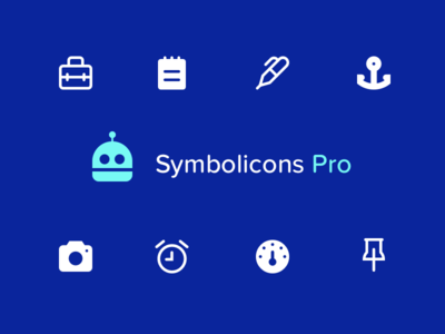 Symbolicons Pro icons logo robot symbolicons