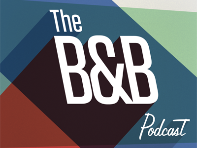 B&B 5by5 artwork podcast retro