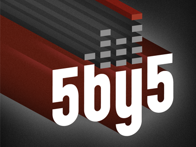 5by5ified 3d 5by5 dan benjamin logo meter podcast