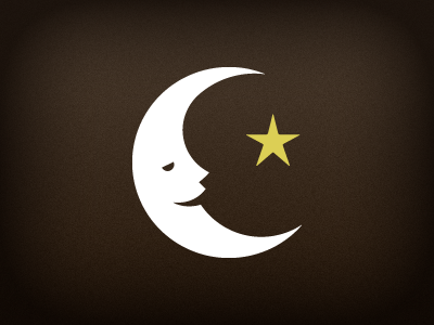 Moon logo moon star vector