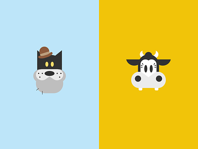 Cat + Cow cat clarabelle cow disney icons pete