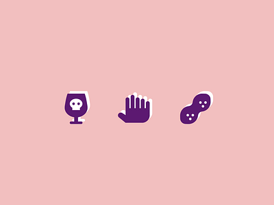 003. Poison Goblet, Six-Fingered Hand, Peanut goblet hand icon peanut poison symbolicons year of icons