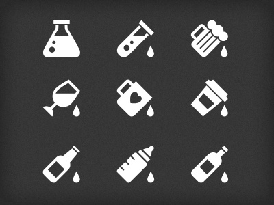 Symbolicons :: Drink clean icons pictograms simple symbols