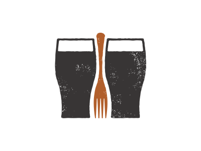 Pub & Kitchen, Final fork kitchen logo pint pub