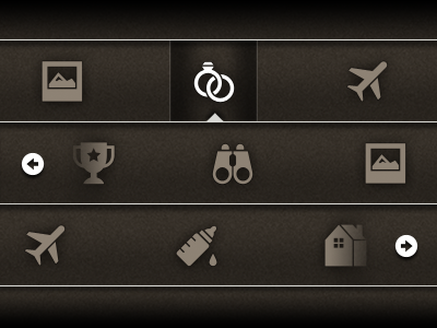 Super Ultra Top Secret icons navigation symbols ui user interface