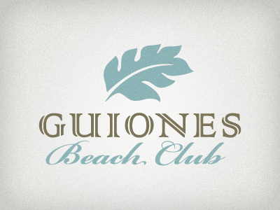 Beach Club Logo Final clean identity logo vector