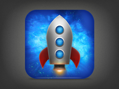 Rocket Text iPhone Icon
