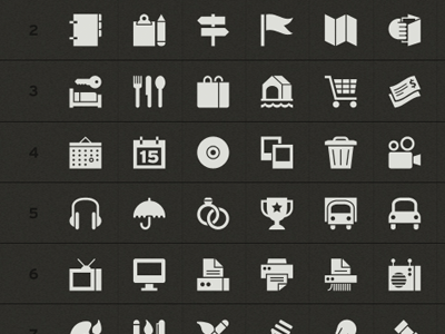 Symbolicons: PSD Shapes