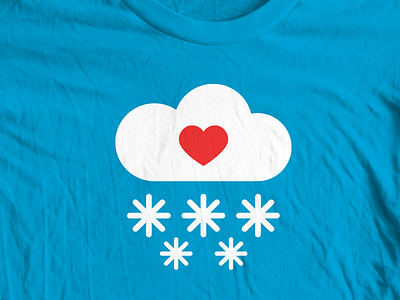 Love Snow Shirt heart love shirt snow symbolicons