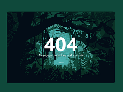 404 Page UI Design Day 8 dailyui