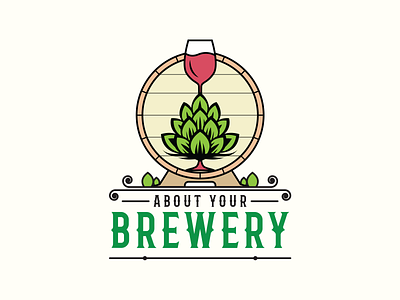 Brewery Company Logo Branding 2d design 3d design branding design graphic design illustration logo vector vintage