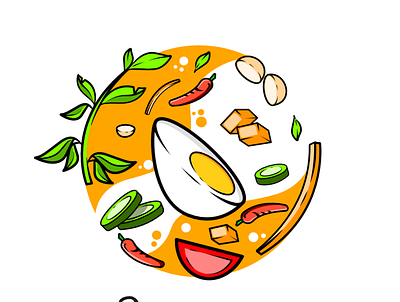 Vegie Logo branding design flat icon illustration illustrator logo minimal vector