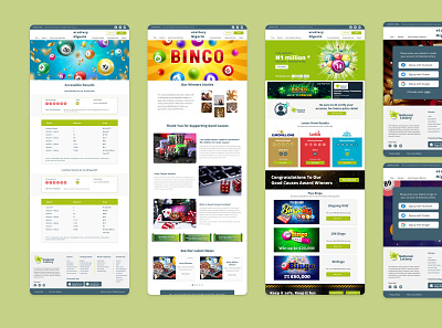 Lottery Web Design | Website Design creative design design ui uidesign uiux web ui webdesign