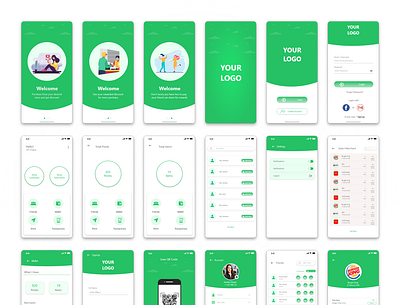 App UI Design | Multi-Service Mobile App appdesign appui creative design design mobile ui uidesign uiux uxdesign