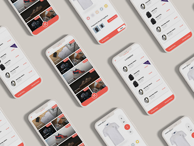 E-Commerce Mobile App | UI Design app ui branding creative design design ecommerce app ecoomerce mobile design mobile ui professional ui uidesign uiux ux