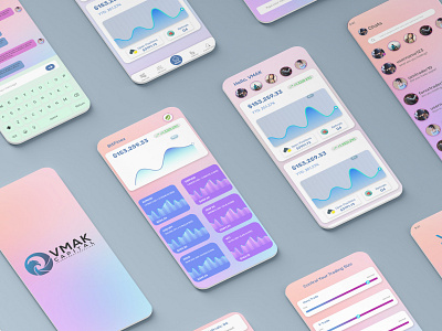 App UI Design | VMAK Capital | Mobile Application app ui creative design design mobile app mobile application mobile design mobile ui ui uidesign uiux ux xd xd design