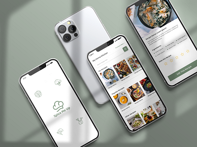 Kitchen Recipe | Mobile App | UI Design appdesign appui creative design food recipe kitchen recipe mobile app ui uidesign uiux user interface ux
