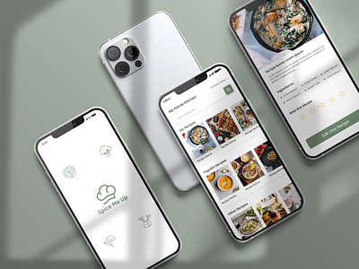 Kitchen Recipe | Mobile App | UI Design