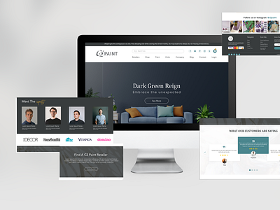Interior Paints | Website UI Design