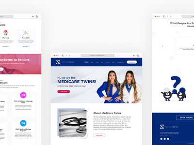 Twins, Landing Page