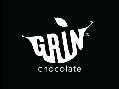 Grin Chocolate branding chocolate design food logo packaging vector