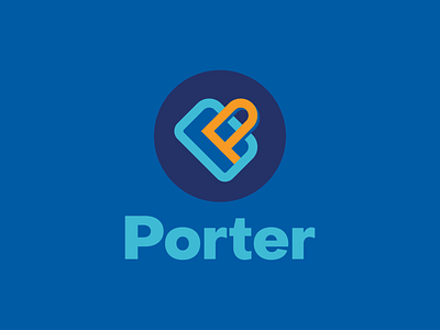 Porter Logo Concept app booking branding design hospitality hotel icon logo travel vector