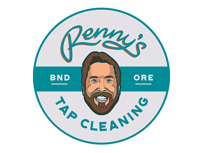 Rennys Tap Cleaning Logo + Wordmark badge beer branding brewery design icon illustration logo typography vector