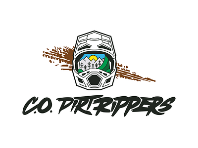 C.O. DirtRippers - Logo Design badge branding design illustration logo typography vector