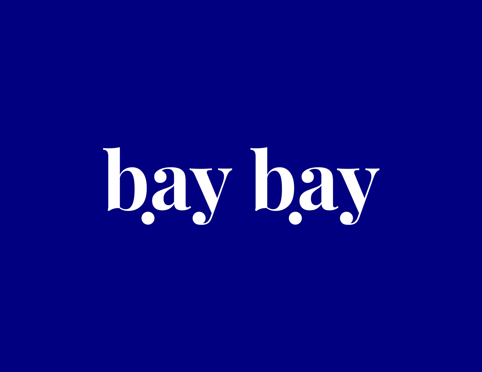 Bay Bay logo design by Angelique Delamere on Dribbble