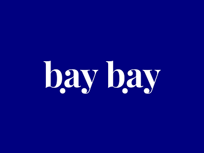Bay Bay logo design