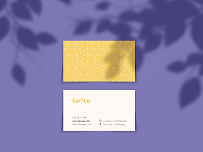 Bay Bay business card design