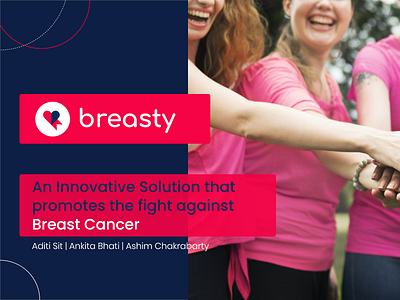 Breasty- Breast Cancer Awareness App awareness campaign brand breast cancer breast cancer awareness cancer care hackathon healthcare ui ux wellbeing worldcancerday