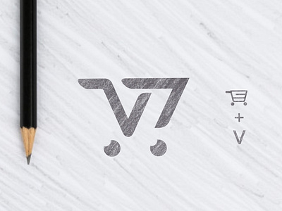 V Store Logo Presentation