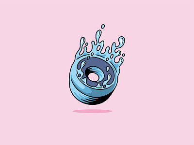 Wet Wheels art artsy design design art graphicdesign illustration logo pop art skate skateboard water wet wheels