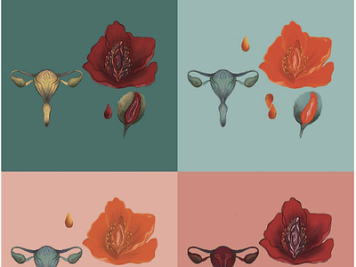 Seamless pattern- blooming feminity design illustration illustration art pattern seamless pattern
