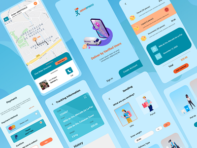 Delivery Mobile design flat minimal mobile app design mobile design mobile ui ui